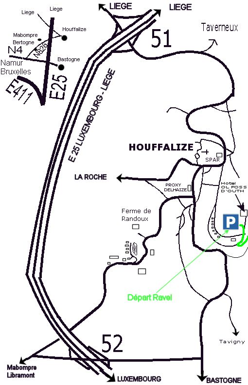 Situation Ravel Houffalize